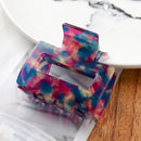 Pinzas para el cabello con estampado de leopardo a la moda, pinzas geométricas para el cabello, pinzas para el cabello para mujeres y niñas, accesorios para el cabello