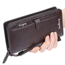 New Arrival Leather Men Wallets Large Capacity Driver License Phone Wallet Casual Male Clutch Long Zipper Coin Purses Carteir