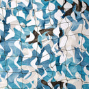 WELEAD 4x8M 4x9M 4x10M Reinforced Camouflage Nets Military White for Garden Shadow Tarpaulin Carport Awning Hiding Mesh 8*4M