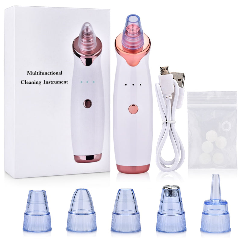 Blackhead Remover Vacuum Electric Nose Beauty Face Deep Cleansing Skin Care Vacuum Black Spots Acne Pore Cleaner Pimple Tool