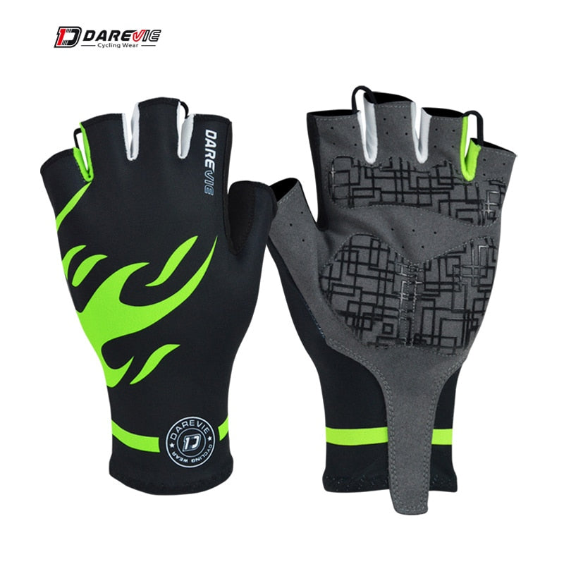 DAREVIE Cycling Gloves Women Half Finger Gel Padded Shockproof Breathable Cycling Glove Pro Road Biking Gloves Fingerless Gloves