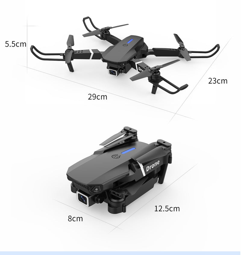 2021 NEUE Drohne 4k Beruf HD Weitwinkelkamera 1080P WiFi fpv Drohne Dual Kamera Höhe Halten Drohnen Kamera Hubschrauber Spielzeug