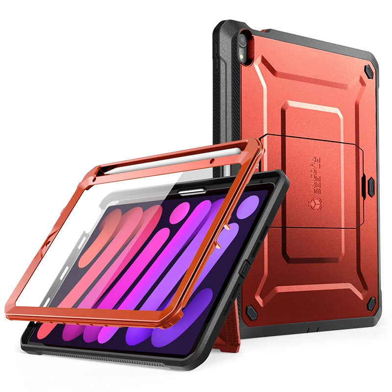SUPCASE For iPad Mini 6th Gen Case 8.3" (2021) UB Pro Full-Body Rugged Kickstand Protective Case with Built-in Screen Protector
