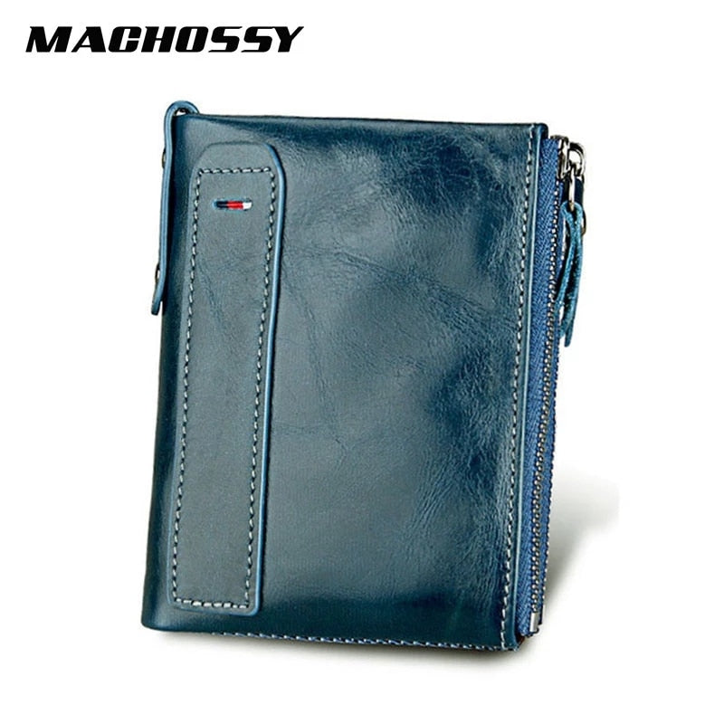 Hot!!! Genuine Leather Women Wallet Purses Coin Purse Female Small Portomonee Bifold Rfid Wallet Lady Purse For Men Money Bag