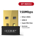 EDUP 1300Mbps Mini WiFi Adapter USB Wireless Network Card Dual Band 2.4G 5G 802.11ac High Headsink Lan Adapter For PC Computer