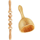 Wood Therapy Massage Tool Lymphatic Drainage Massager Anti Cellulite Fascia Massage Roller for Full Body Muscle Pain Relief