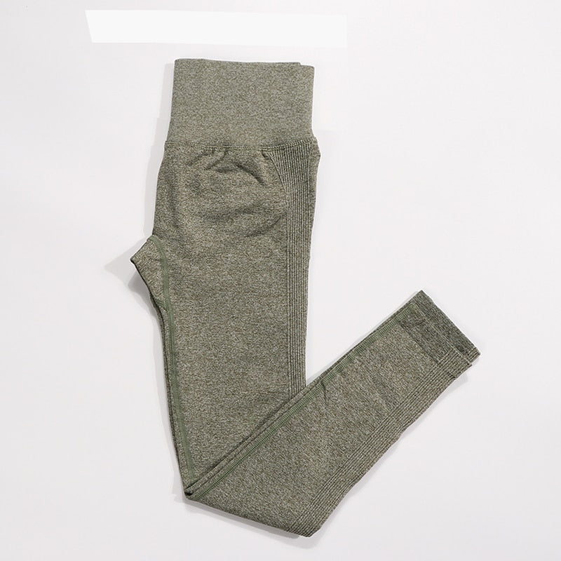 Pantalones de Yoga Push Up sin costuras de cintura alta, mallas deportivas para mujer, mallas deportivas para correr, gimnasio, energía, pantalones deportivos