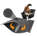 Estera de arena para gatos, impermeable, EVA, doble capa, trampa para arena para gatos, caja de arena para mascotas, estera, almohadilla de limpieza, productos para gatos, accesorios