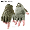 Fingerless Glove Half Finger Gloves Tactical Military Army Mittens SWAT Airsoft Bicycle Outdoor Shooting Hiking Driving Men New