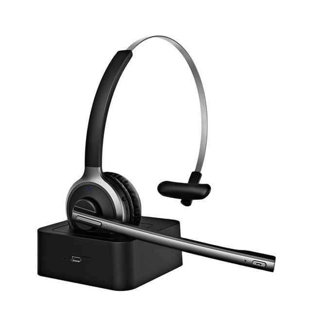 MPOW BH231 M5 Pro Bluetooth 5.0-Kopfhörer, kabelloses Headset mit geräuschunterdrückendem Mikrofon, Freisprech-Kopfhörer für das Büro im Freien