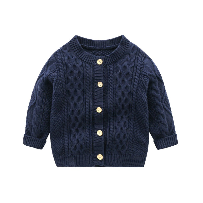 IYEAL Jungen Strickjacke Mode Kinder Mantel Casual Frühling Baby Schule Outfits Kinder Pullover Säuglingskleidung Oberbekleidung 0-24M