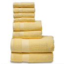 SEMAXE Luxury Bath Towel Set,2 Large Bath Towels,2 Hand Towels,4 Washcloths. Cotton Highly Absorbent Bathroom Towels (Pack of 8)