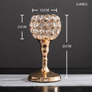 Golden Candle Holder Metal Candlestick Festival Wedding Dining Table Decoration Candle Accessory Desktop Candlesticks Home Decor