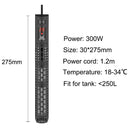 SUNSUN Aquarium Submersible Heater Fish Tank LCD Display Digital Adjustable Water Heating Rod Constant Temperature Control 500W