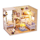 CuteBee Miniatur Furniture for Dolls House Accessories Mini House Toy Hous DIY Dollhouse Kit Gift for Girls Friend Children