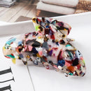 Pinzas para el cabello con estampado de leopardo a la moda, pinzas geométricas para el cabello, pinzas para el cabello para mujeres y niñas, accesorios para el cabello