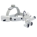 Dental Binocular Loupes 3.5X 280-380mm 5W Headband Mounted with LED Headlight Dentist Magnification