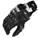Hombres Mujeres 4 Temporada Conducción Supertech Negro / Blanco Motocicleta Guantes de cuero Guante de carreras Moto Cuero de vaca bicicleta de carreras caballero