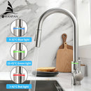 Gold Kitchen Faucets Silver Single Handle Pull Out Kitchen Tap Single Hole Handle Swivel Degree Water Mixer Tap Mixer Tap 866011