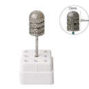 80/120/180 Nail Legs Drill Bit Diamond Pedicure Polishing Cap Foot Callus Cuticle Cutters Burr Bits Manicure Accessories Milling