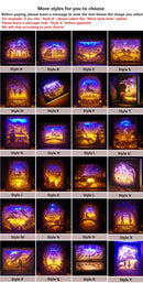 New Novelty Night Light Totoro Paper-cut Atmosphere Lamp 3D Paper Carving Art Decoration Lamp USB Power for Living Room Bedroom