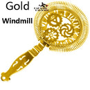 Colador de barra de reloj mecánico y calavera, colador de cóctel con resorte, colador de lujo de acero inoxidable, herramientas de barra