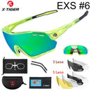 Gafas de ciclismo x-tiger, gafas de sol fotocromáticas polarizadas para ciclismo, gafas de bicicleta de montaña, gafas de protección para ciclismo de montaña, gafas