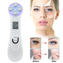EMS Facial Mesotherapy Electroporation RF Radio Frequency LED Photon Face Lifting Tighten Wrinkle Removal Skincare Face Massager