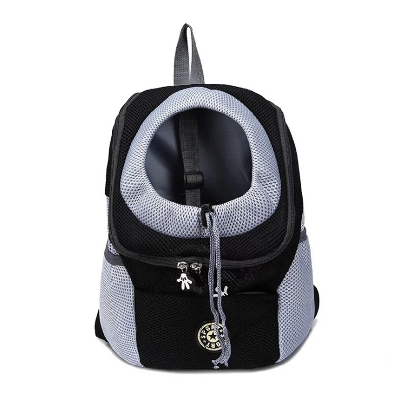 New Double Shoulder Portable Travel Backpack Outdoor Pet Dog Carrier Bag Pet Dog Front Bag Breathable Mesh Cat Shoulders Bag