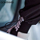 GONTHWID 2022 Pockets Cargo Harem Pants Mens Casual Joggers Baggy Tactical Trousers Harajuku Streetwear Hip Hop Fashion Swag