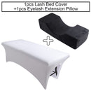 Almohada de pestañas para el cuello, almohada de espuma viscoelástica, 1 Uds., funda de cama para extensión de pestañas, lámina elástica para injerto de pestañas, herramienta de maquillaje para salón