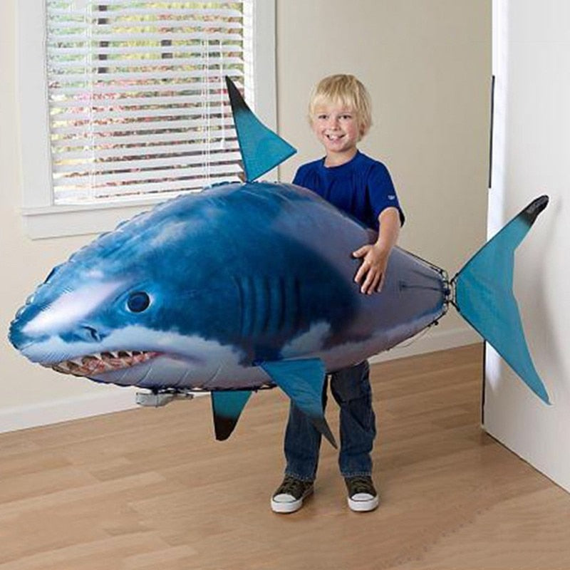 Remote Control Shark Toy Air Swimming Fish RC Animal Toy Infrared RC Flying Toys Air Balloons Clown Fish Gifts Party Decoration