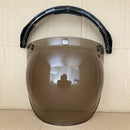 Soman Open Face Helmet Visor Bubble Flip Up Motorcycles Visor Capacete Lens Helmet Accessories BV01