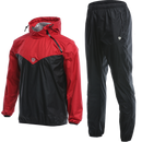 VANSYDICAL Sauna Suit Men Gym Clothing Set Hoodies Pullover Sportswear Running Fitness Weight Loss Sweating Sports Jogging Suit