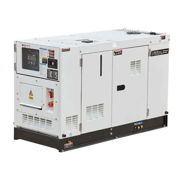 20KVA Potise Diesel Generator Set Soundproof 400V, 3Phase: DT20P5S-EU Side