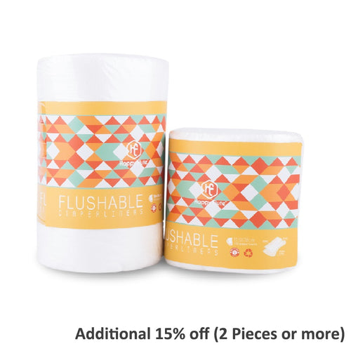 Happyflute 100% Biodegradable &amp; Flushable Nappy Liners Cloth Ddiaper Liners 1 Roll Free Shipping
