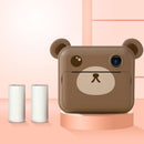 Cámara instantánea para niños Cámara de impresión 1080P Video Foto Cámara digital con papel de impresión para niños Cumpleaños Regalo de Navidad