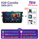 Vtopek 9" 4G Carplay 2din Android 11 Autoradio Multimedia Player GPS Navigation für Toyota Corolla E140/150 2006-2013 Haupteinheit