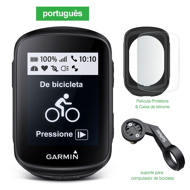 GARMIN edge130 EDGE 130 bicicleta GPS ordenador ciclismo velocímetro inalámbrico ANT + bicicleta GPS versión aerodinámica odómetro portugués