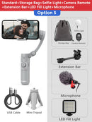 AXNEN HQ3 3-Axis Foldable Smartphone Handheld Gimbal Cellphone Video Record Vlog Stabilizer for iPhone 13 Xiaomi Huawei Samsung