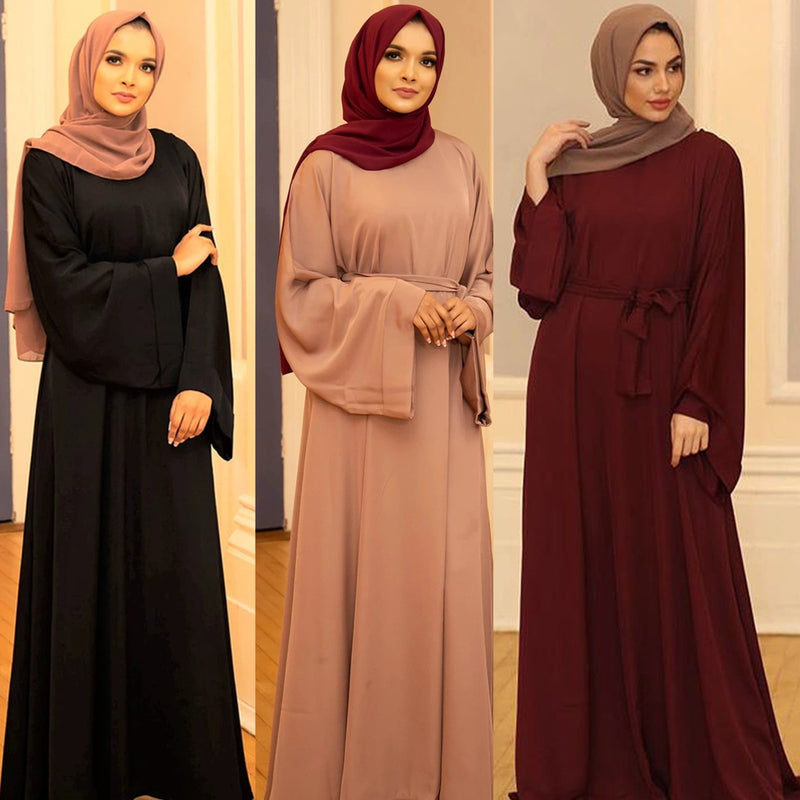 Eid Mubarak Abaya Dubai Türkei Kuftan Muslim Abayas für Frauen Hijab Kleid Kaftan Marocain Islamische Kleidung De Moda Musulmanan