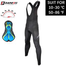 DAREVIE Cycling Bib Pants Summer Men Gel Pad Cycling Long Bib Pants Breathable Men&