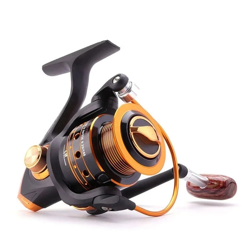 Spinning Angelrolle 12BB + 1 Lagerkugeln 500-9000 Serie Metallspule Spinning Reel Boat Rock Fishing Wheel