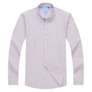 SHAN BAO, camisa de manga larga informal de negocios a rayas clásica para hombre, ropa de marca, camisa holgada elegante para fiesta de boda para caballero
