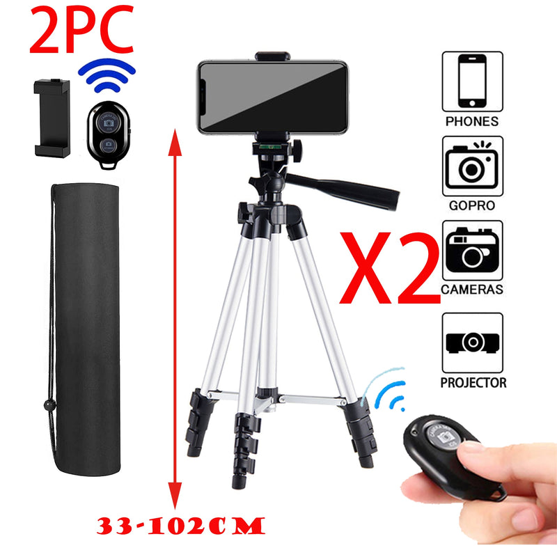 DSLR Flexible Tripod Extendable Travel Lightweight Stand Remote Control For Mobile Cell Phone Mount Camera Gopro Live Youtube