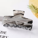 Pinzas para el cabello con estampado de leopardo a la moda, pinzas geométricas para el cabello, pinzas para el cabello para mujeres y niñas, accesorios para el cabello