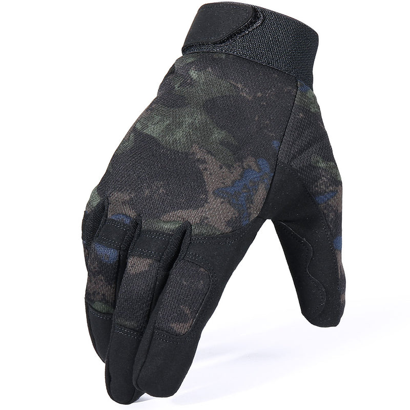 Guantes tácticos al aire libre entrenamiento militar ejército deporte escalada tiro caza montar ciclismo dedo completo antideslizante mitones