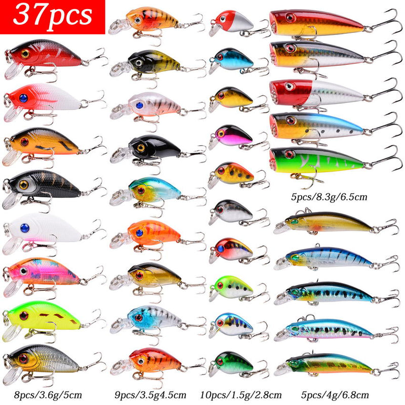 Aorace Fishing Lure Set Fishing Hard Bait Mini Minnow Floating Swing Crankbait Crazy Wobblers Artificial Bionic Crank Lures