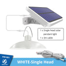 IP65 Waterproof Double Head Solar Pendant Light Outdoor Indoor Solar Lamp With Cable Suitable for courtyard, garden, indoor etc,