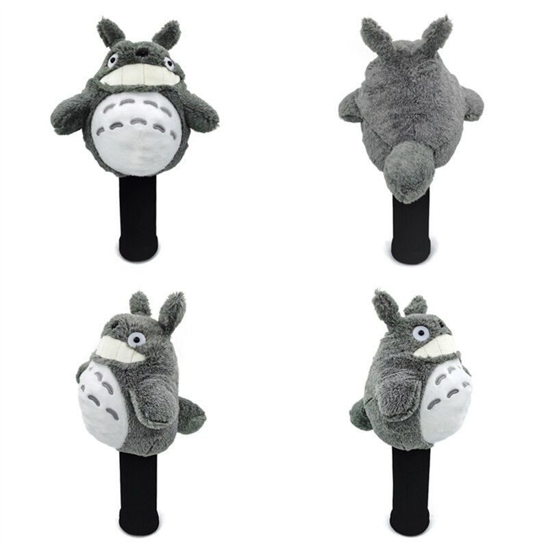 Animal Golf Wood Head Covers Golf Driver Fairway Headcover Plush Totoro Protecter Mascot Novelty Cute Gift